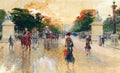 Stein Georges Busy Traffic On The Champs Elysees Paris 5 A4 Photo Print