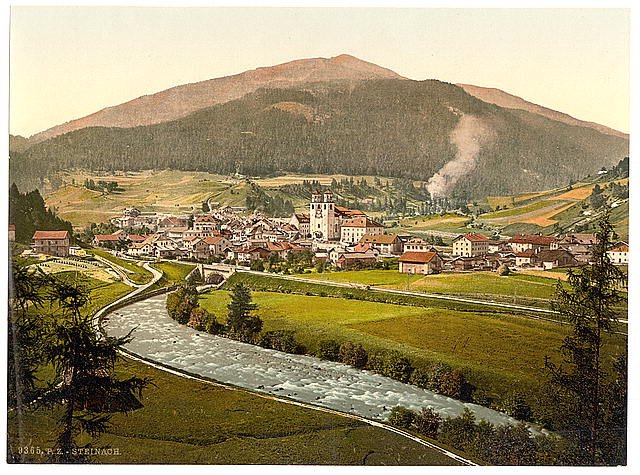 Steinach Tyrol Vintage A4 Photo Print