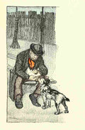 Steinlen Dans la vie 1901 Scruffy dog A4 Photo Print