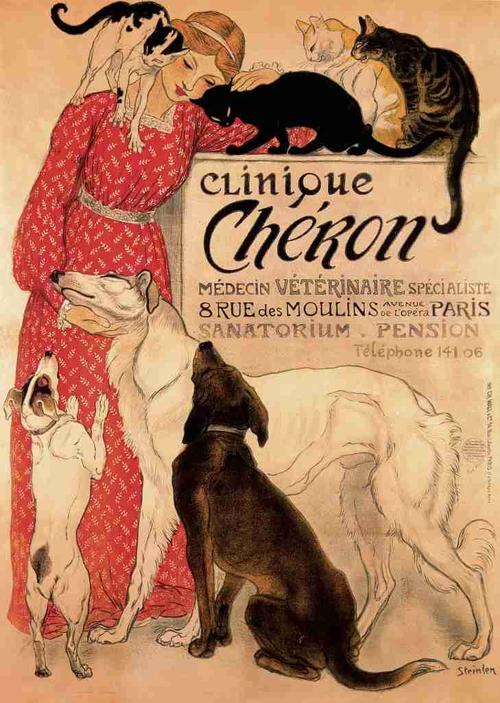 Steinlen Theophile 1859 1923 Clinique Cheron 1905 A4 Photo Print