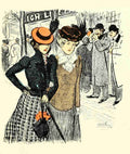 Steinlen Theophile 1859 1923 Dans la vie 1901 Dont look at them A4 Photo Print