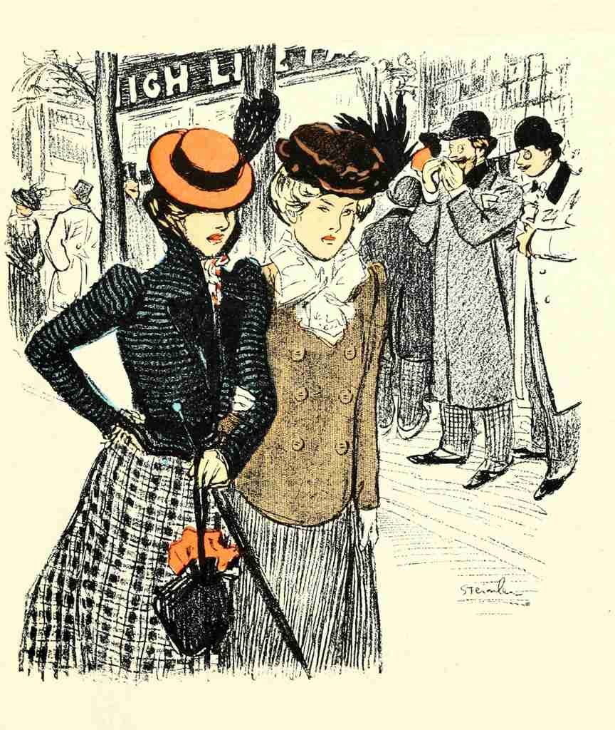 Steinlen Theophile 1859 1923 Dans la vie 1901 Dont look at them A4 Photo Print