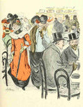 Steinlen Theophile 1859 1923 Dans la vie 1901 Pretty cafe ladies A4 Photo Print
