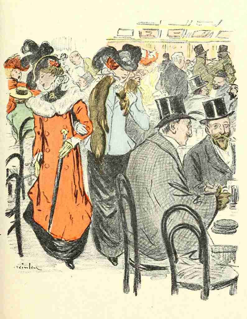 Steinlen Theophile 1859 1923 Dans la vie 1901 Pretty cafe ladies A4 Photo Print
