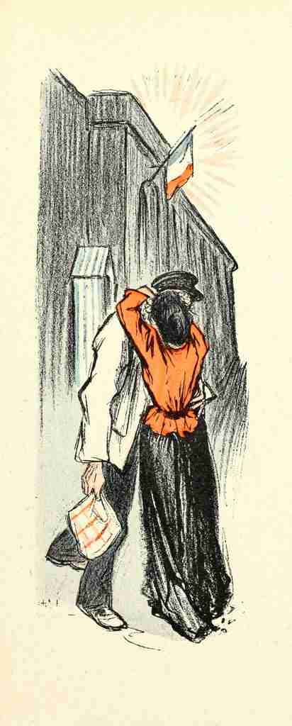 Steinlen Theophile 1859 1923 Dans la vie 1901 Separation A4 Photo Print
