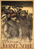 Steinlen Theophile 1859 1923 Journee Serbe 1916 A4 Photo Print