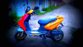Stels Tactic 150 6 motorbike A4 Photo Print