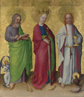 Stephan Lochner Three Saints A4 Photo Print