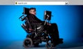 Stephen Hawking Wheelchair Vintage Retro Advert Poster A4 Photo Print