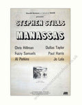 Stephen Still Manassas Vintage Retro Advert Poster A4 Photo Print