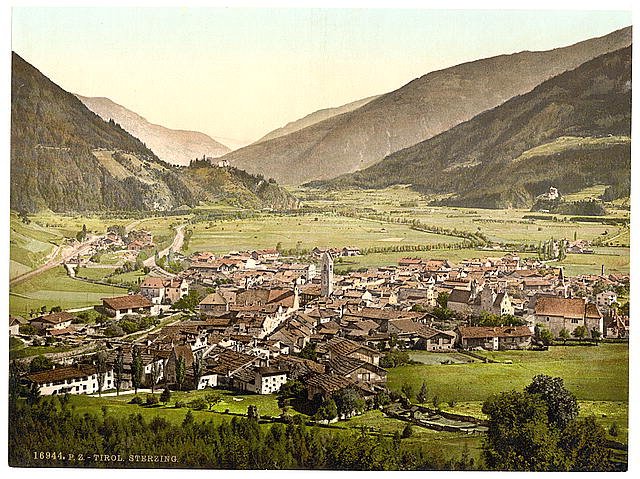 Sterzing Tyrol Vintage A4 Photo Print