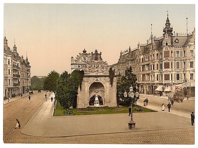 Stettin Berlinerthor Berlin Vintage A4 Photo Print