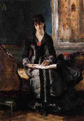 Stevens Alfred Portrait Of A Young Woman A4 Photo Print