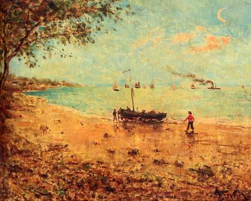Stevens Alfred Une Plage En Normandie A4 Photo Print