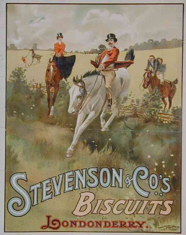 Stevenson Biscuits 223 advert A4 Photo Print