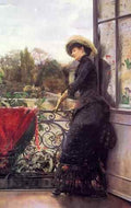 Stewart Julius LeBlanc On The Terrace A4 Photo Print