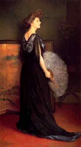 Stewart Julius LeBlanc Portrait Of Mrs Francis Stanton Blake A4 Photo Print
