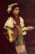 Stewart Julius LeBlanc Spanish Girl A4 Photo Print