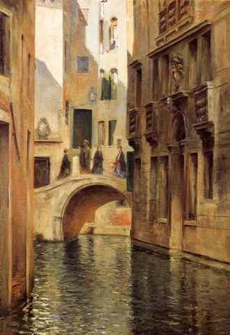 Stewart Julius LeBlanc Venetian Canal A4 Photo Print