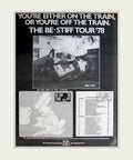Stiff Tour 78 Vintage Retro Advert Poster A4 Photo Print 2