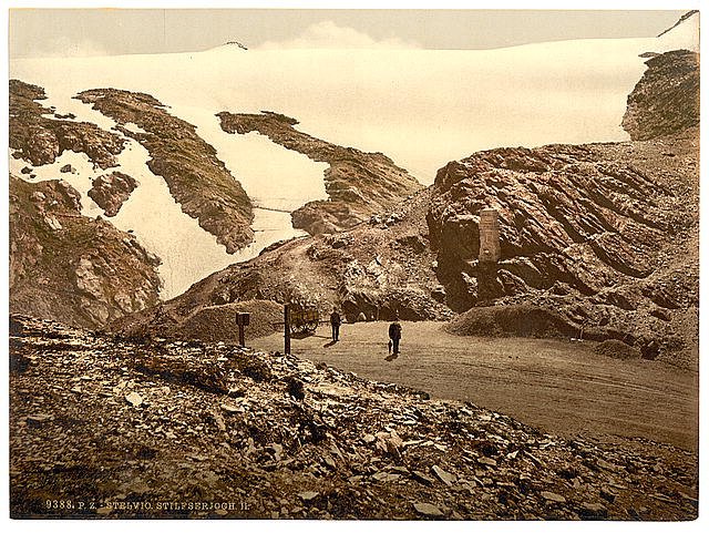 Stilferjoch Stelvio II Tyrol Vintage A4 Photo Print