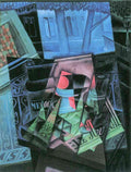 Still Life And Urban Landscape Place Ravignan Juan Gris Abstract Art A4 Photo Print