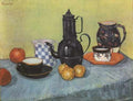 Still Life Coffee Blue Enamel Earthenware And Fruit Arles 1888 A4 Photo Print