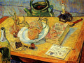 Still Life Drawing Board Pipe Onions And Sealing Wax Van Gogh A4 Photo Print
