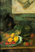 Still Life In Front Of A Stich Gauguin A4 Photo Print