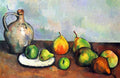 Still Life Jar And Fruit Cezanne A4 Photo Print