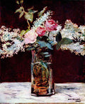 Still Life Lilac And Roses Manet A4 Photo Print