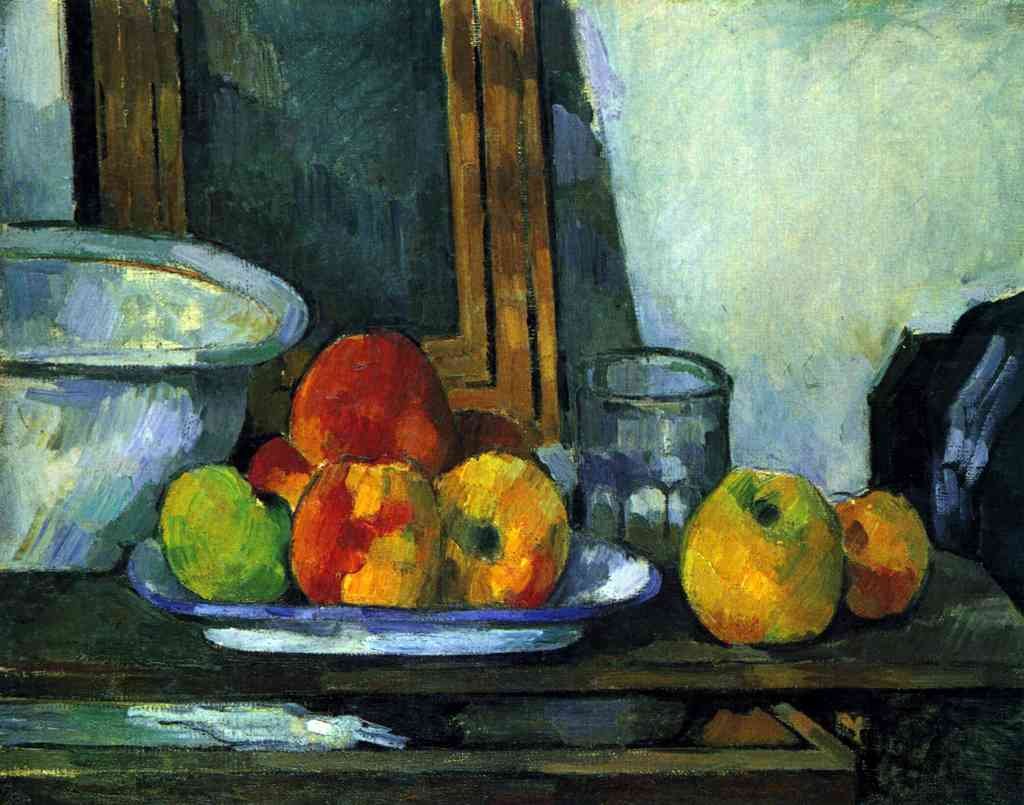 Still Life With An Open Drawer Cezanne A4 Photo Print