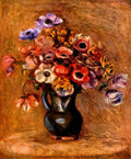 Still Life With Anemones Renoir A4 Photo Print