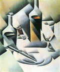 Still Life With Bottles And Knives Juan Gris Abstract Art A4 Photo Print