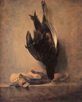 Still Life With Dead Pheasant And Hunting Bag Jean Chardin A4 Photo Print