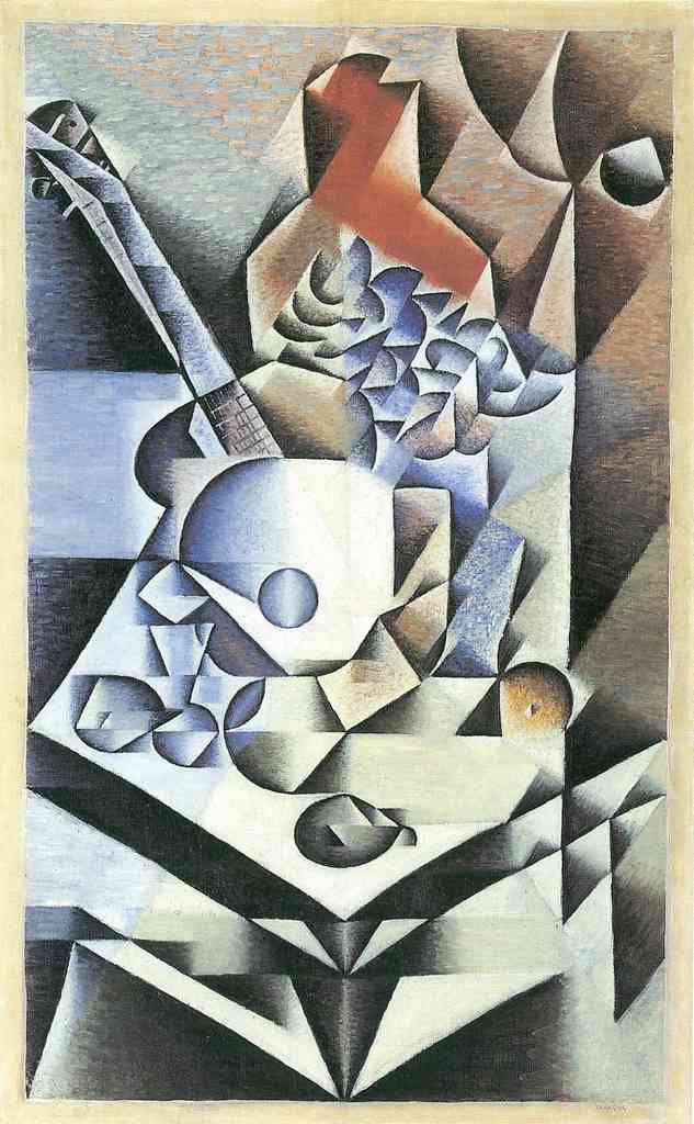 Still Life With Flowers Juan Gris Abstract Art A4 Photo Print
