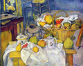 Still Life With Fruit Basket Cezanne A4 Photo Print