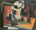 Still Life With Fruit Bowl Juan Gris Abstract Art A4 Photo Print