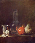 Still Life With Glass And Fruits Jean Chardin A4 Photo Print
