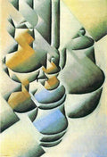 Still Life With Oil Lamp Juan Gris Abstract Art A4 Photo Print
