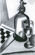 Still Life With Siphon Juan Gris Abstract Art A4 Photo Print