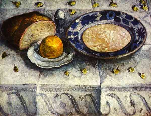 Still Life at breakfast table by Modersohn Becker A4 Photo Print