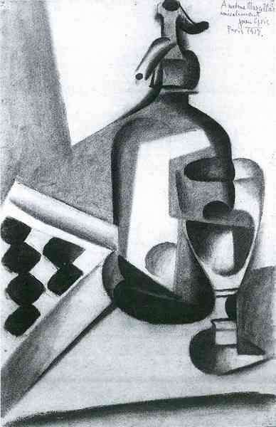 Still Life with Siphon by Juan Gris Abstract Art A4 Photo Print