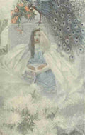 Stilwell Sarah S Scribners 32 1902 Secrets & peacock A4 Photo Print