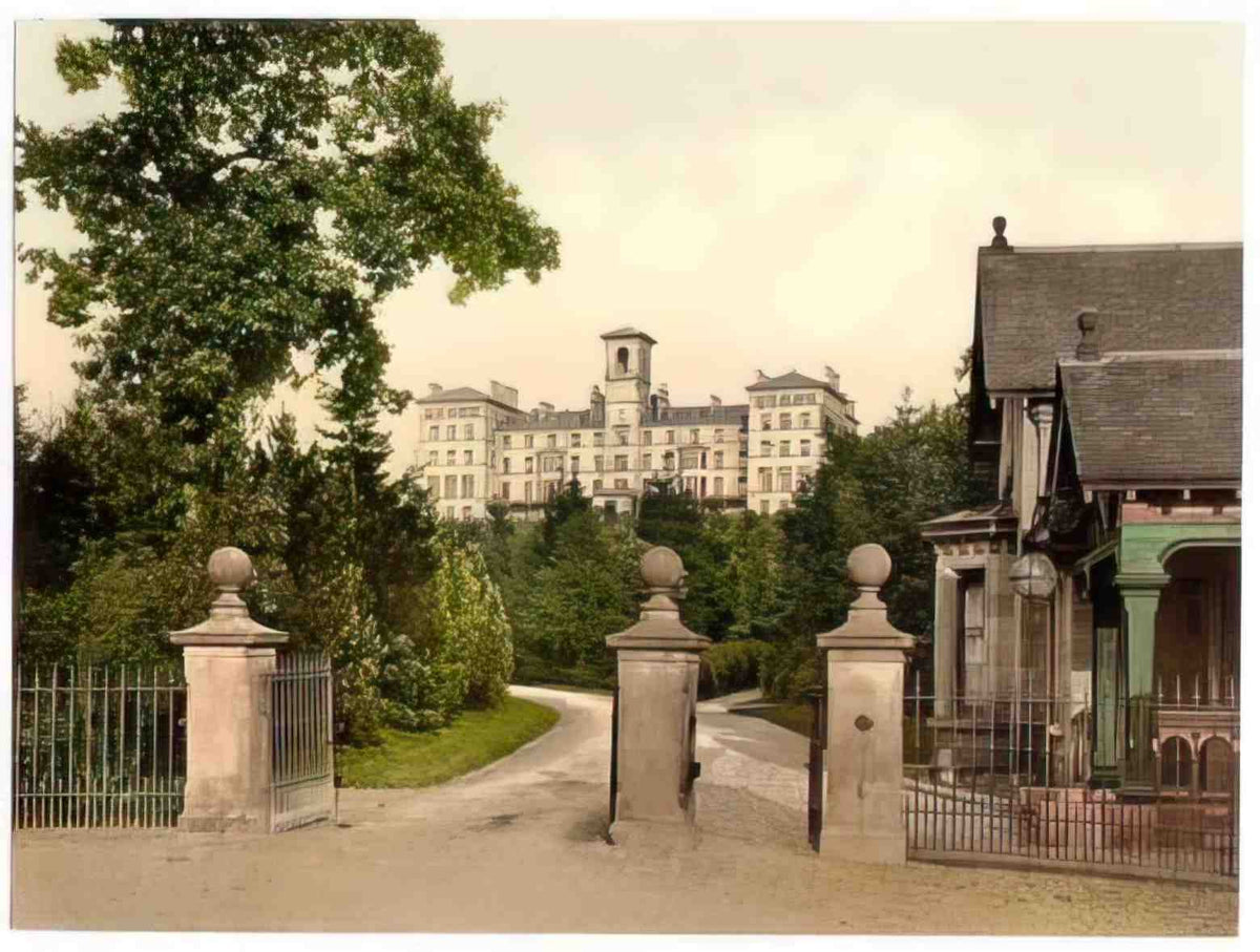 Stirlingshire Dunblane Cathedral Hydropathic 1900s Vintage A4 Photo Print