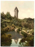 Stirlingshire Stirling Wallace Monument II 1900s Vintage A4 Photo Print