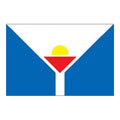 Stmartinfr Island Flag N3644 A4 Photo Print