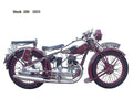 Stock 200 1933 motorbike A4 Photo Print
