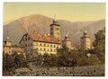 Stockalper Palace at Brigue Valais Vintage A4 Photo Print