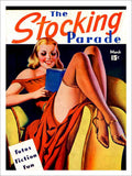 Stocking Parade Glamour Magazine Cover Vintage Retro Advert Poster A4 Photo Pri